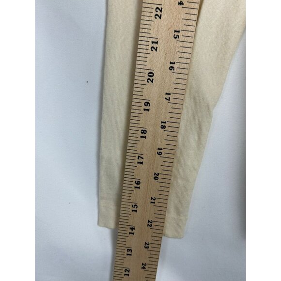 Banana Republic Womens Extra Fine Merino Wool Blend Cream Long Sleeve Top M - Picture 5 of 9